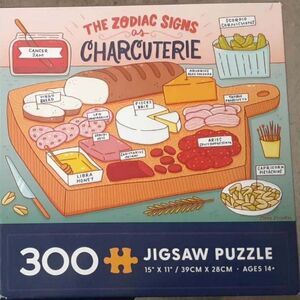 New The Zodiac Signs As Charcuterie 300 Piece Puzzle